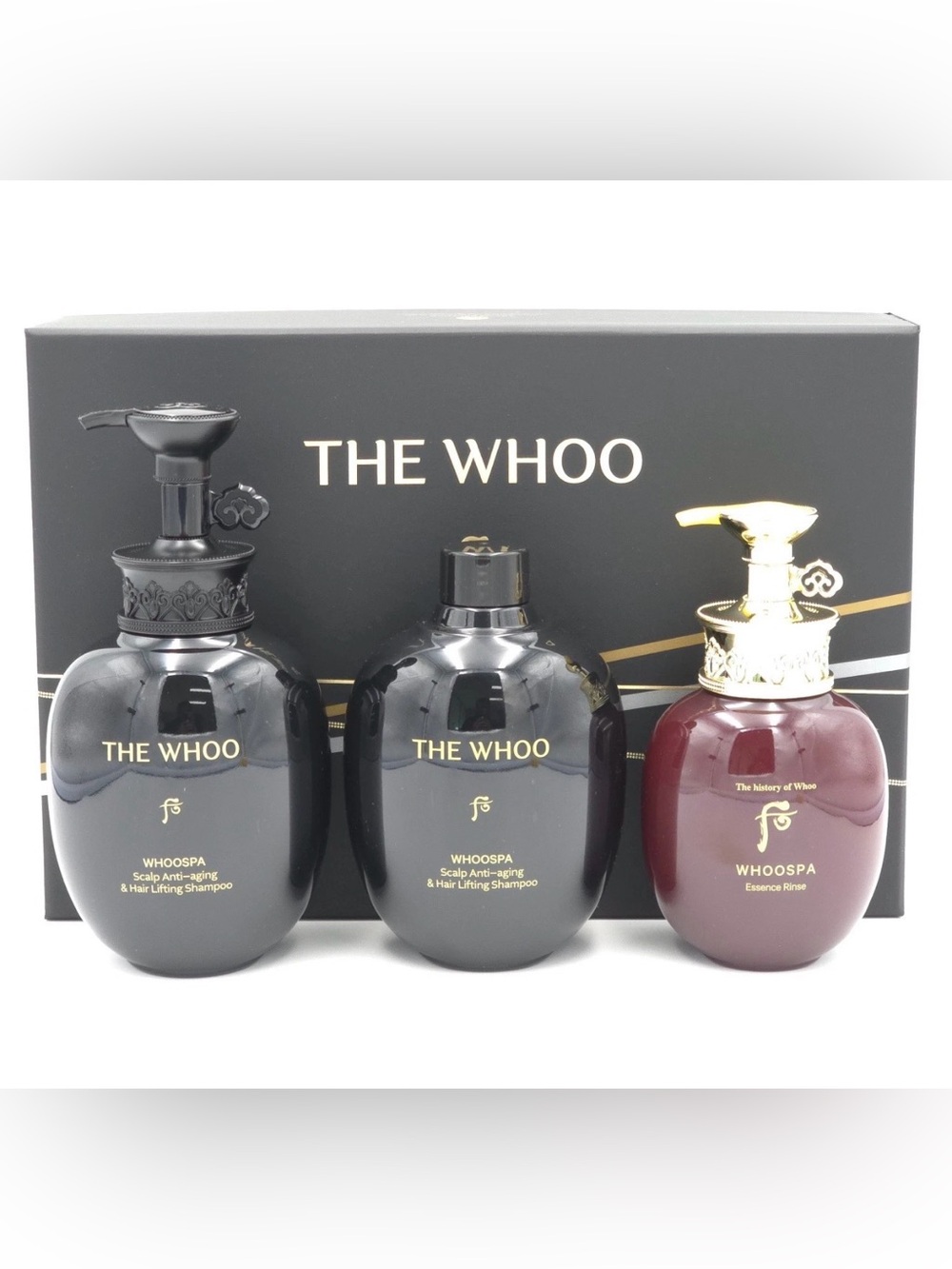 The Whoo Whoospa Scalp Anit-aging and Hair Lifting Shampoo Special Set K-Beauty